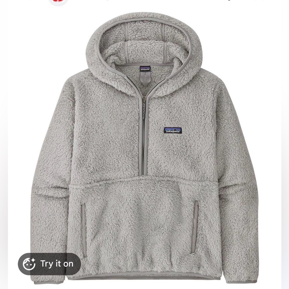This Patagonia Women's Los Gatos Hooded Pullover-Gray